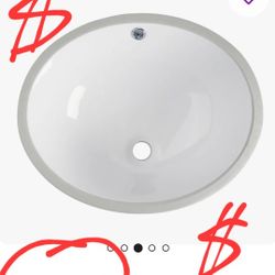 💧🔥 NEW Undermount Bathroom Sink w/ Overflow – Only $20! 🔥💧