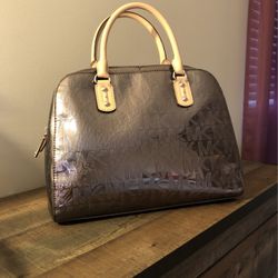 Michael Kors Silver Metallic Purse/Handbag