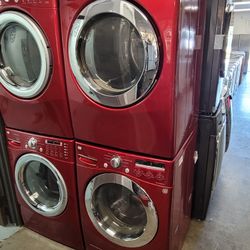 LG Front Loading Washer And Electric 220volt Dryer Set 