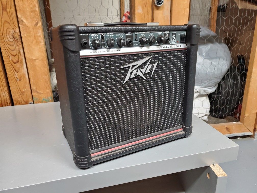 Peavey Rage 158 Practice Amplifier Red Stripe