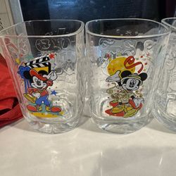 Disney Glass Cups 