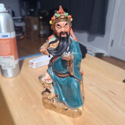 Guan Yu, Guan Gong Vintage Porcelain Figurine