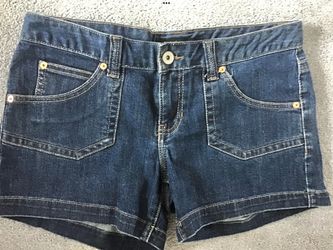 1990s Vtg. Calvin Klein Blue Jean Denim Shorts Size 4 Juniors Preowned