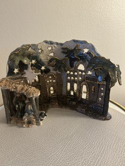 Nativity By Blue Sky