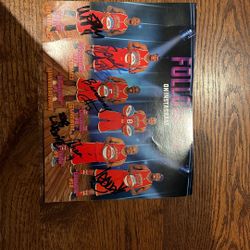 Harlem Wizards Signed Poster 