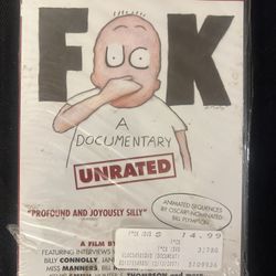 F**K UNRATED DVD 2005 NEW FACTORY SEALED HILARIOUS F-BOMB DOCUMENTARY COMEDY