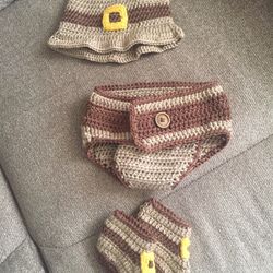 Infant Thanksgiving Crocheted Set