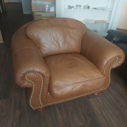 Sala De Piel  Thomasville Solo 2 Sofas