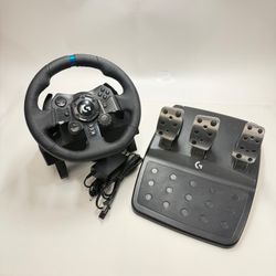 Logitech G923 Racing Wheel and Pedals Black 941-000147 For PS4/PS5/PC