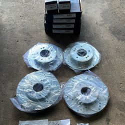 Front/ Rear Rotors Brake Pads Set Hyundai Elantra