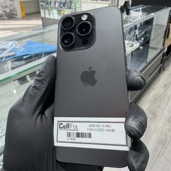 Unlocked iPhone 15 Pro 128GB $529 or $60 Down!