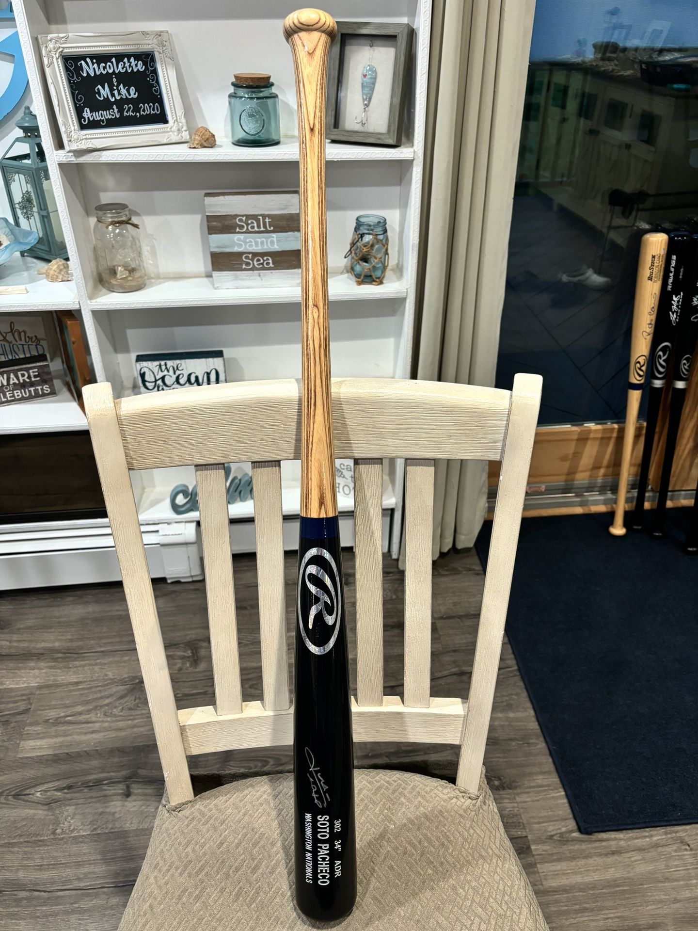 Juan Soto autographed that with COA