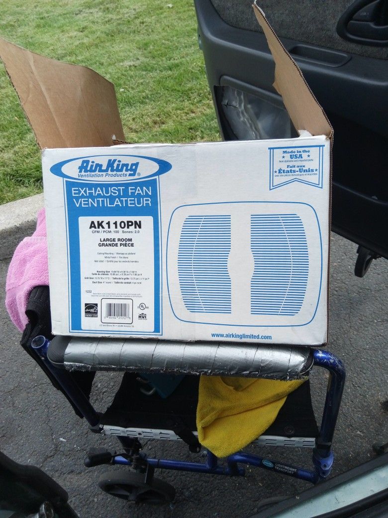 Air King AK110PN. Exhaust Fan Ventilateur for Sale in Douglassville, PA -  OfferUp