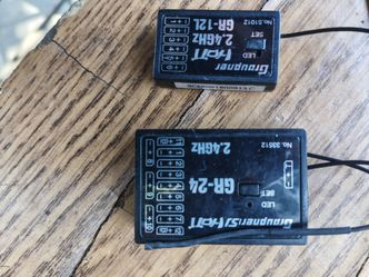 Graupner gr12l receiver, and grappler g r 24 receiver.