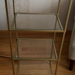 Gold And Glass Stand
