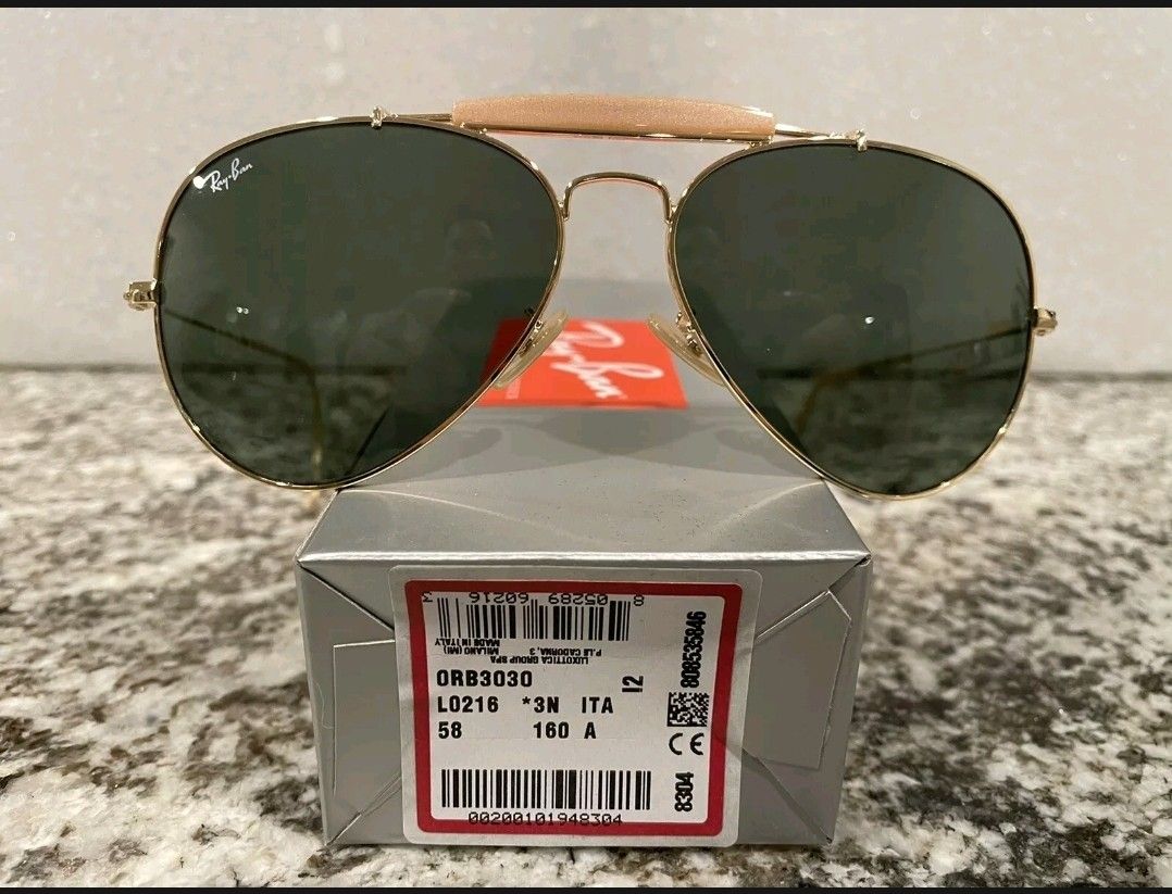 Rayban Sunglasses Aviator Model 3030 Outdoorsman Lentes Ray Ban Piloto 