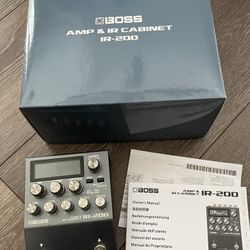 Boss IR-200 Amp and Cabinet Modeler