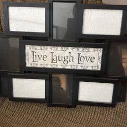 3 – 4x6 Picture Frame – Black Gallery 8 Photo Linear Program Wall Photo Frame