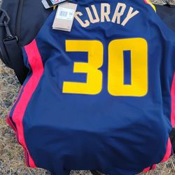 #30 Curry NBA Warriors Jersey