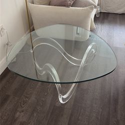 Glass coffe Table retail $3000