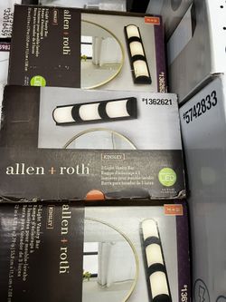 New vanity light three available