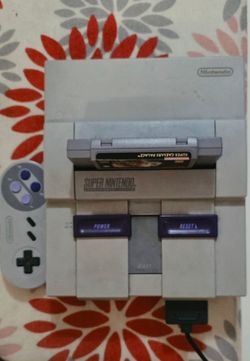 Original Super Nintendo Console