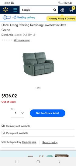 New in box reclining LOVESEAT