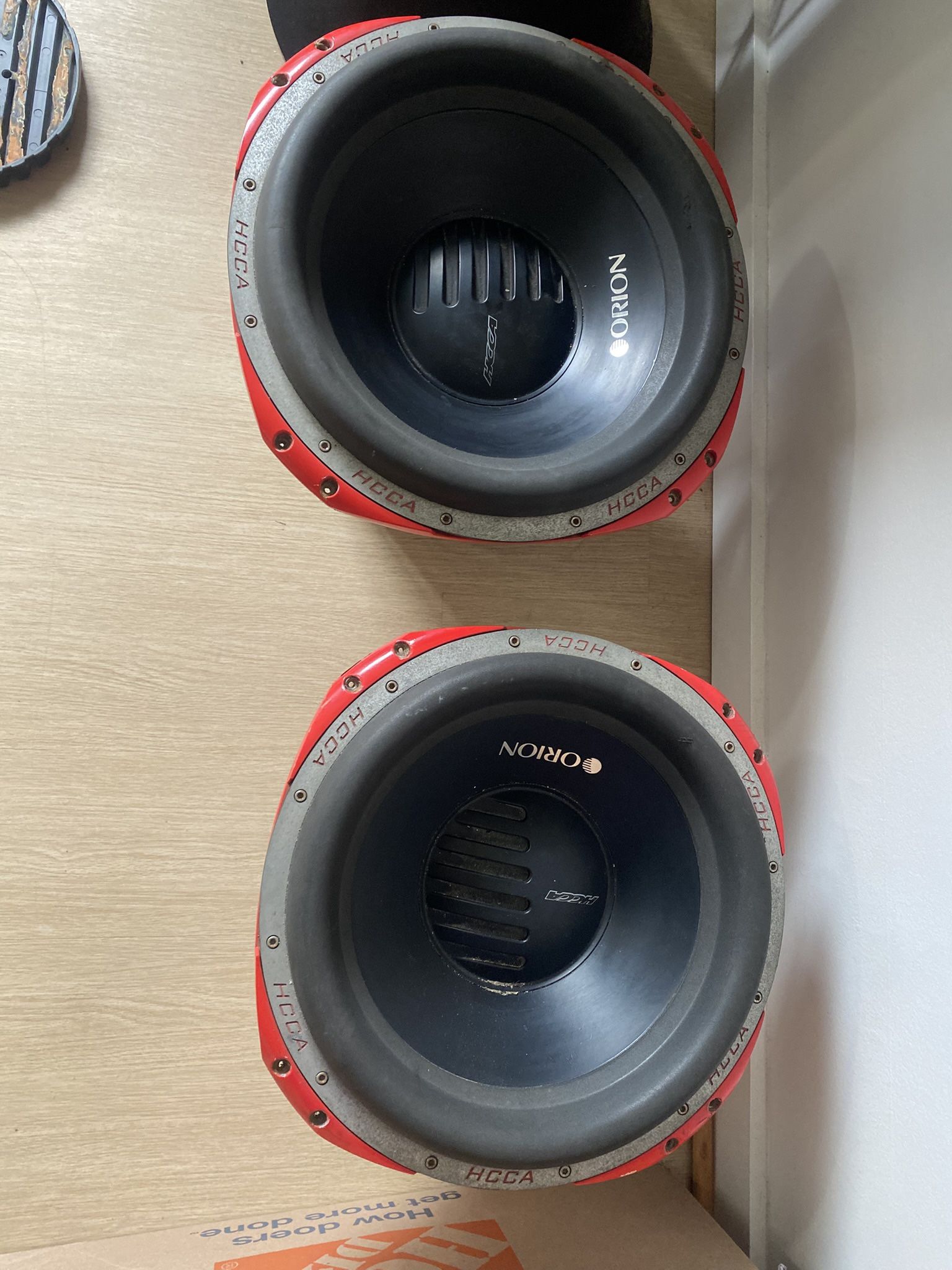 HCCA ORION 15inch Subwoofers