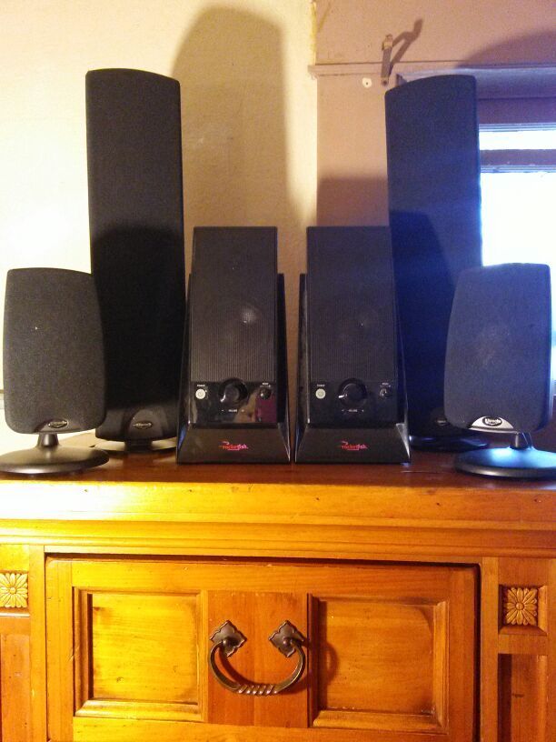 Rocketfish and Klipsch Speakers