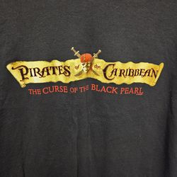 Pirates Of The Caribbean - “The Curse Of The Black Pearl” - Black/2 Size XL /AAA