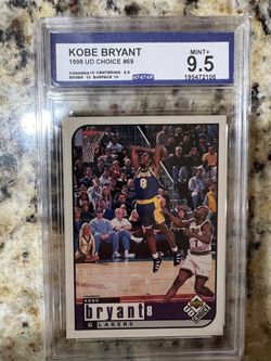 Kobe Bryant 1998 UD Choice #69 CCG 9.5 Mint+