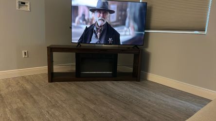 Fireplace TV console