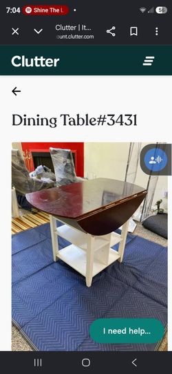 Drop-Leaf Dining Table with 2 Chairs