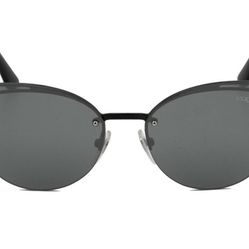 Vogue VO4089S 352/6G Women’s Sunglasses – Black Frame, Grey Mirror Silver Lenses (60mm)