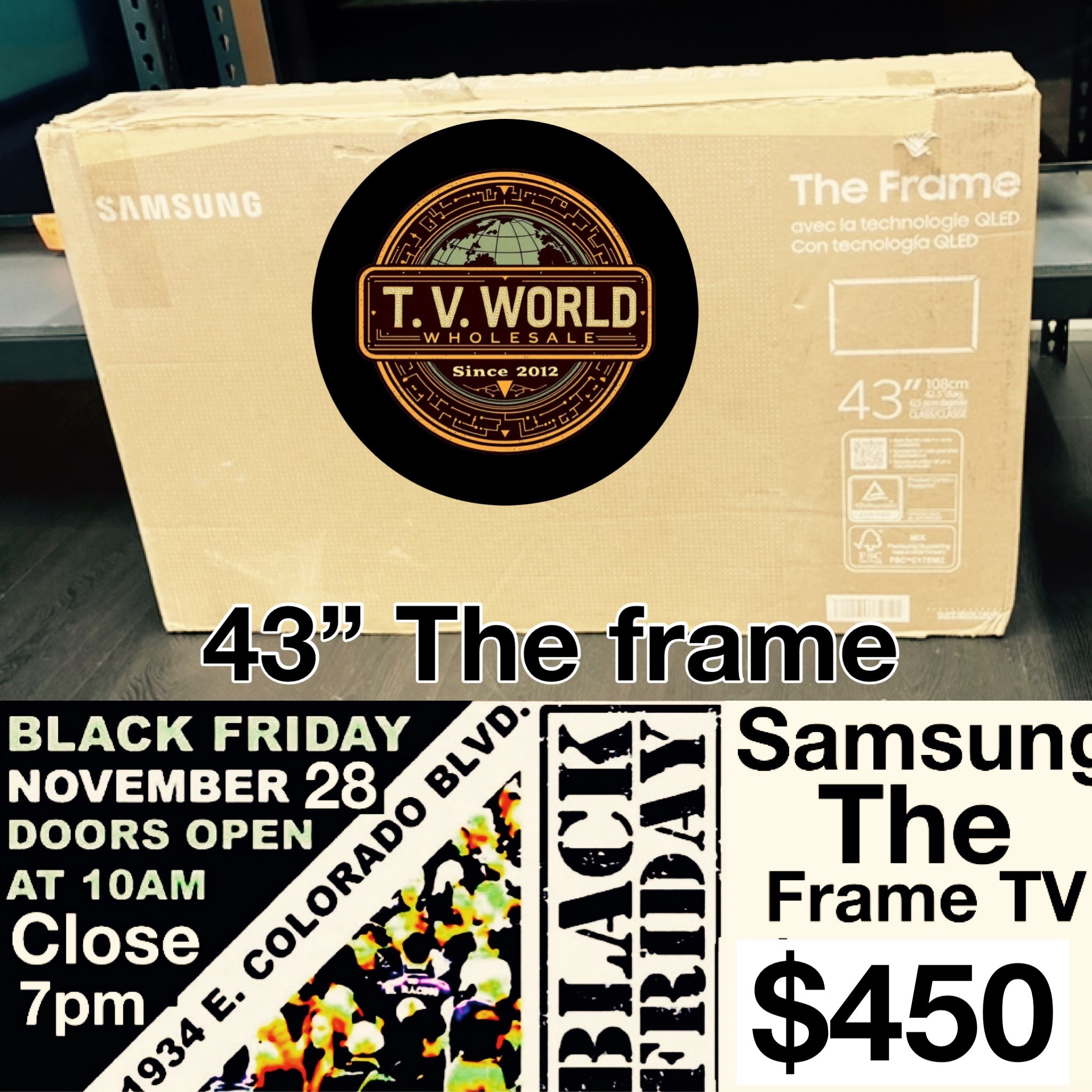 43 INCH SAMSUNG FRAME TV BKACK FRIDAY SALE TV 43 Inch Tv 