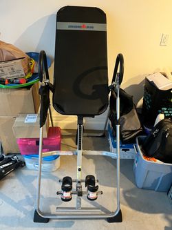 Iron Man inversion table