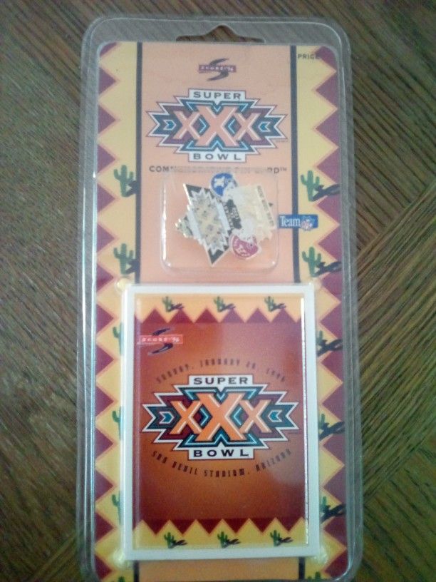 Super Bowl Pin