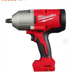  Milwaukee M18 18-Volt Lithium-Ion Brushless 1/2 in. High Torque Impact Wrench with Friction Ring (Tool-Only)
