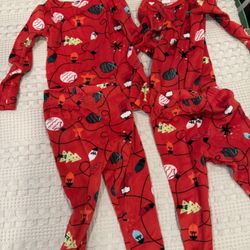 Christmas Pajamas SIZE 3