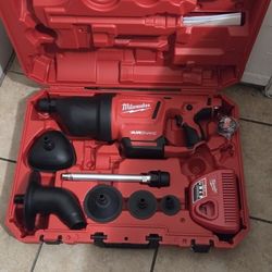 MILWAUKEE M12 VT  AIR DRAIN SNAKE  + BATTER AND CHARGER SET NEW 