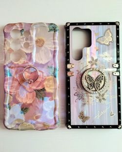 Samsung S24 Ultra Phone cases With Ring Holder — Like new condition