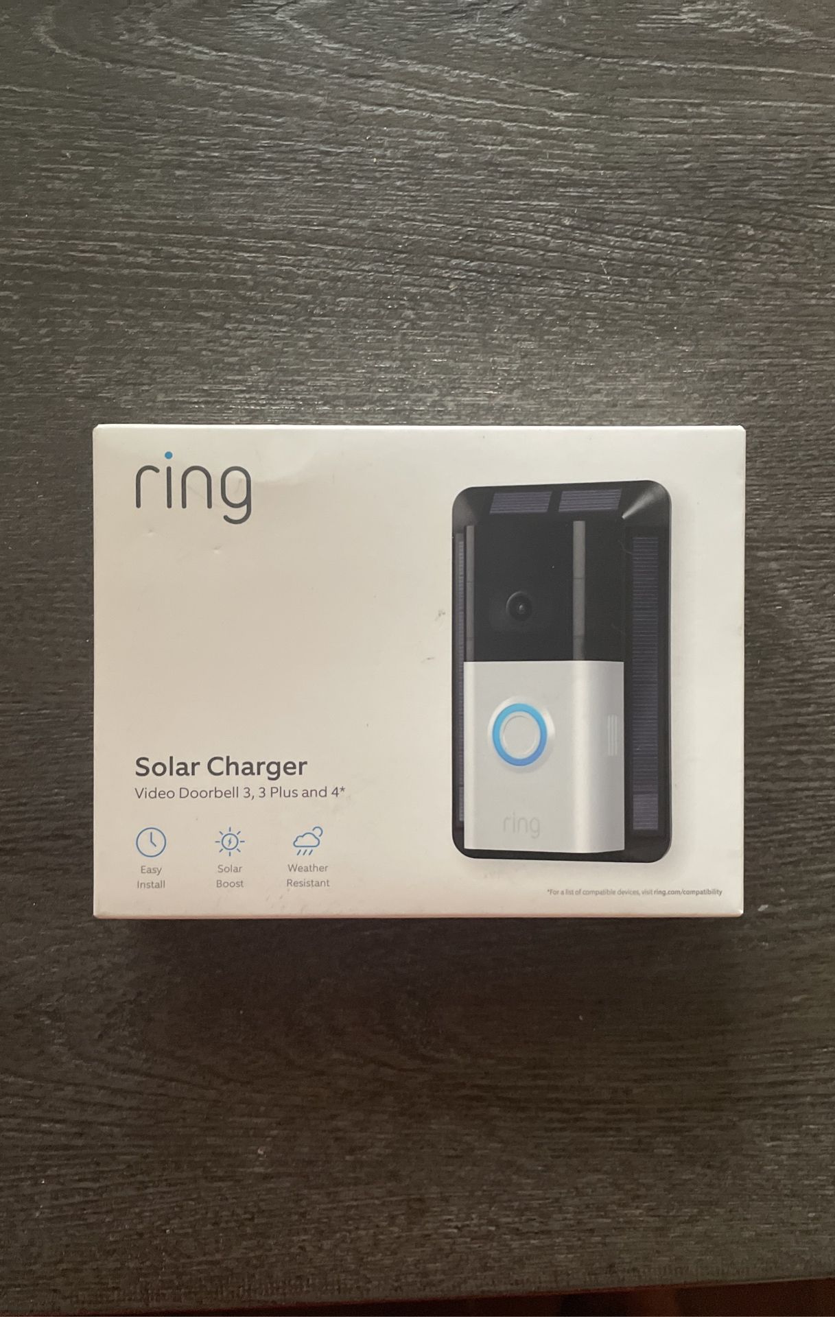Ring Solar Charger Video Door bell