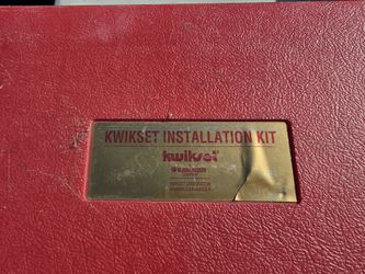 Kwikset Installation Kit