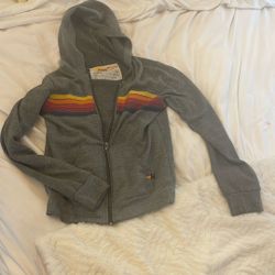 Aviator Nation kids size 14 zip up sweatshirt 