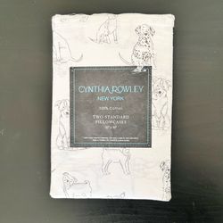 Dog Print Pillowcases (set of 2)