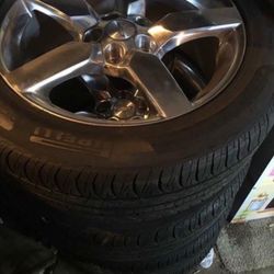 19” Wheels With Pirelli Tires From a 2015 Camaro LT