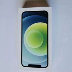Apple iPhone 12 128GB  Mint Green- Model:A2172 'AT&T (BUNDLE ) New Case And Tempered Glass Screen Protector Already Installed )