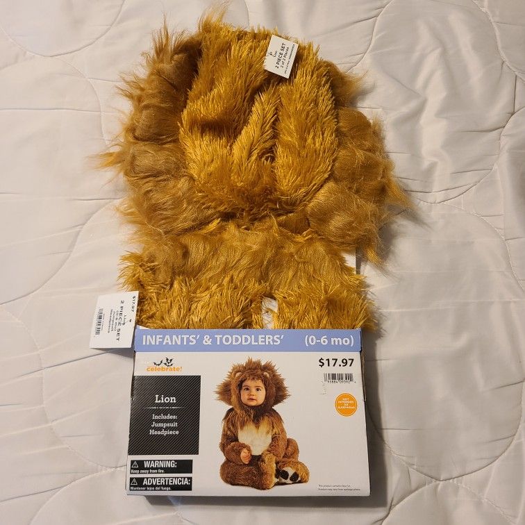 Lion Infant Halloween Costume, 0-6 Months