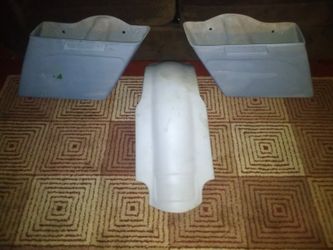 Overlay fender and hard bags