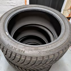 18" Winter Tires With Less Than 100 Miles On Them